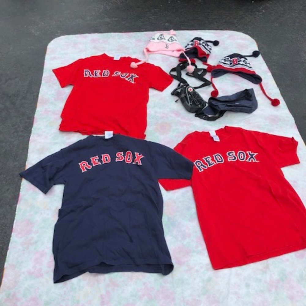 Red sox shirts and stuff lot - Picture 1 of 2